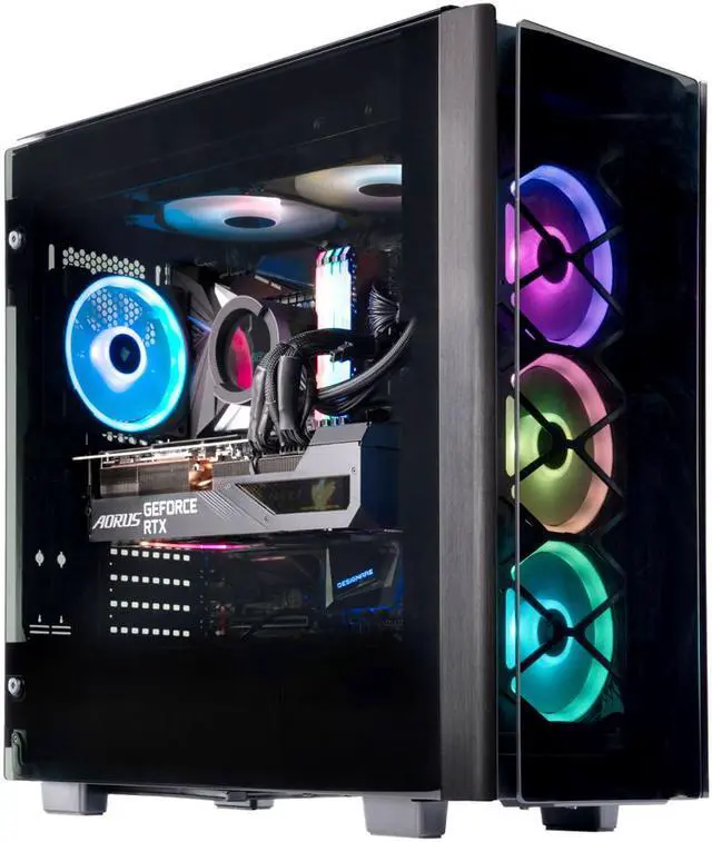 Main image of ABS Gladiator Gaming PC - Intel i9 10900KF - GeForce RTX 3080 - CORSAIR Vengeance Pro RGB 32GB DDR4 3600MHz - 2TB Intel M.2 NVMe SSD - AORUS RGB 280MM AIO