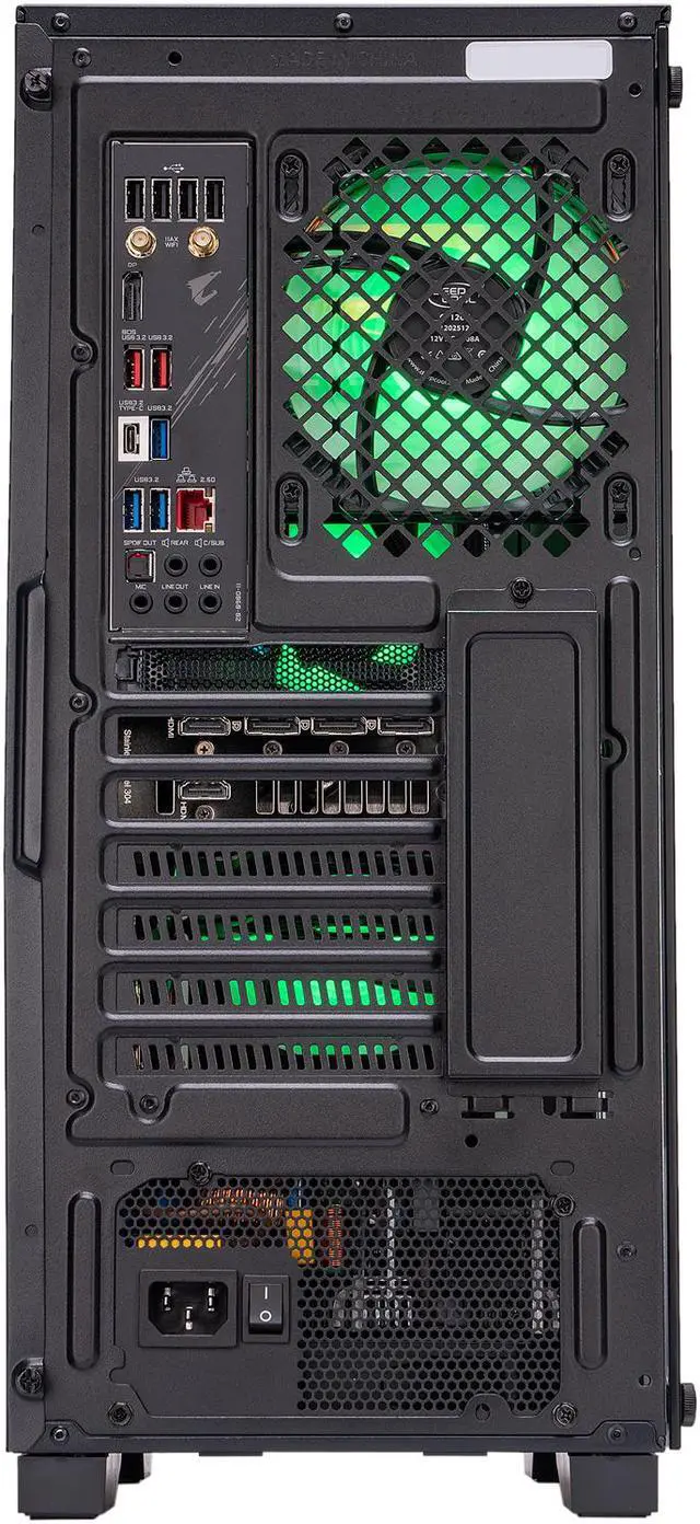 Alt view image 6 of 6 - ABS Gladiator Gaming PC - Intel i7 10700KF - GeForce RTX 3080 - G.Skill TridentZ RGB 16GB DDR4 3200MHz - 1TB Intel M.2 NVMe SSD - RGB AIO 240MM Cooler
