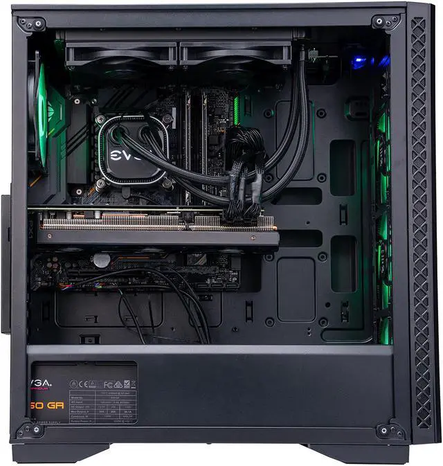 Alt view image 3 of 7 - ABS Gladiator Gaming PC - Intel i7 10700F - GeForce RTX 3070 - 16GB DDR4 3000MHz - 1TB M.2 NVMe SSD - EVGA CLC 240MM AIO