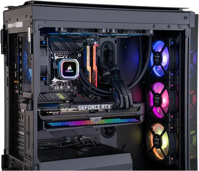 Alt view image 5 of 6 - ABS Legend Gaming PC - Intel i9 10900KF - GeForce RTX 3090 - G.Skill TridentZ RGB 32GB DDR4 3200MHz - 2TB Intel 660P M.2 NVMe SSD - Corsair H115i RGB Platinum 280MM AIO