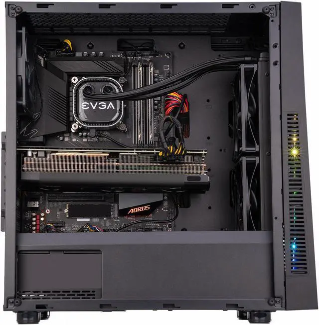 Alt view image 4 of 6 - ABS Gladiator Gaming PC - Intel i7 10700KF - GeForce RTX 3070 - 16GB DDR4 3200MHz - 1TB M.2 NVMe SSD - EVGA CLC 280MM RGB AIO - Windows 10 Home 64-bit