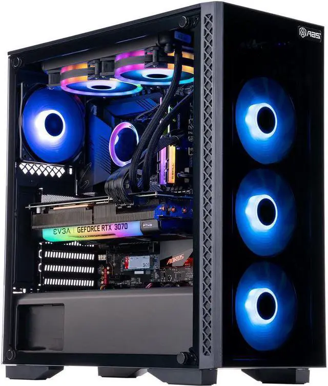 Main image of ABS Gladiator Gaming PC - Intel i7 10700K - GeForce RTX 3070 - G.Skill TridentZ RGB 16GB DDR4 3200MHz - 1TB M.2 NVMe SSD