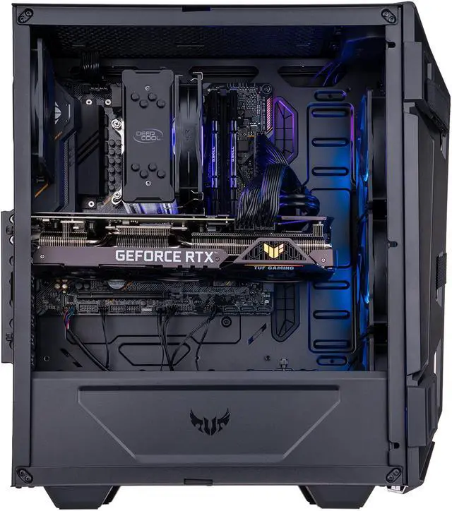 Alt view image 5 of 9 - ABS Gladiator Gaming PC - Intel i7 10700F - GeForce RTX 3070 - G.Skill Ripjaw V 16GB DDR4 3200MHz - 1TB Intel 660P M.2 NVMe SSD