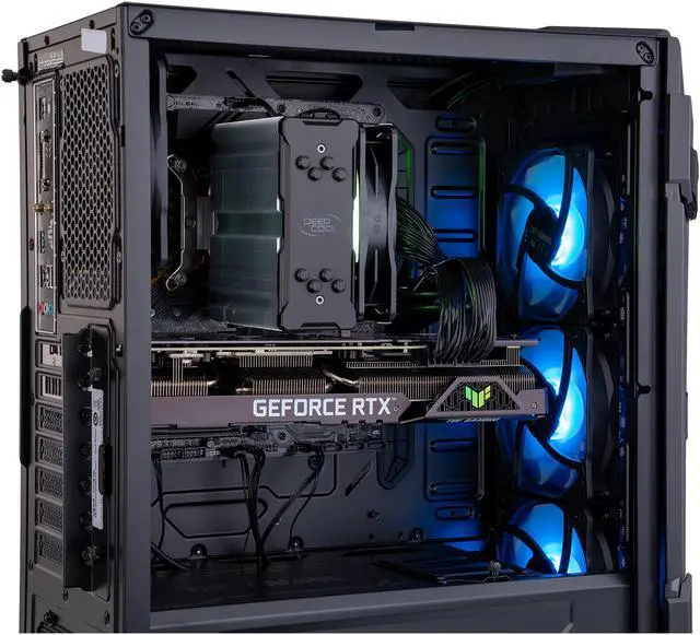 Alt view image 6 of 9 - ABS Gladiator Gaming PC - Intel i7 10700F - GeForce RTX 3070 - G.Skill Ripjaw V 16GB DDR4 3200MHz - 1TB Intel 660P M.2 NVMe SSD