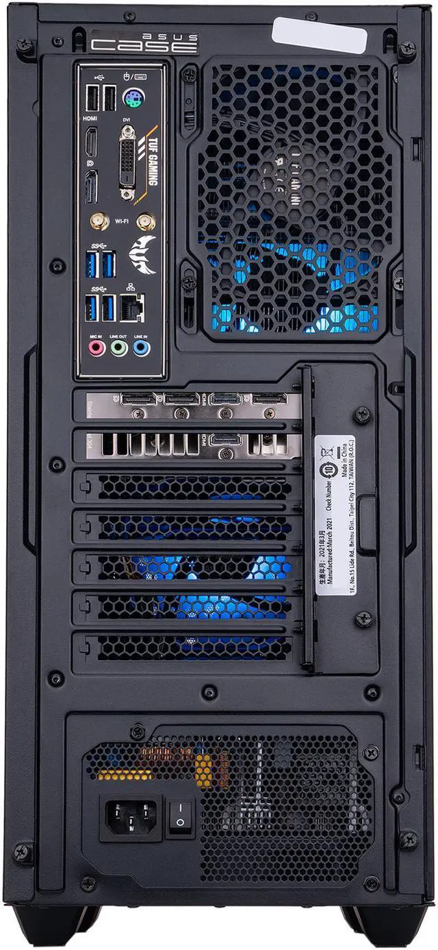 Alt view image 7 of 9 - ABS Gladiator Gaming PC - Intel i7 10700F - GeForce RTX 3070 - G.Skill Ripjaw V 16GB DDR4 3200MHz - 1TB Intel 660P M.2 NVMe SSD