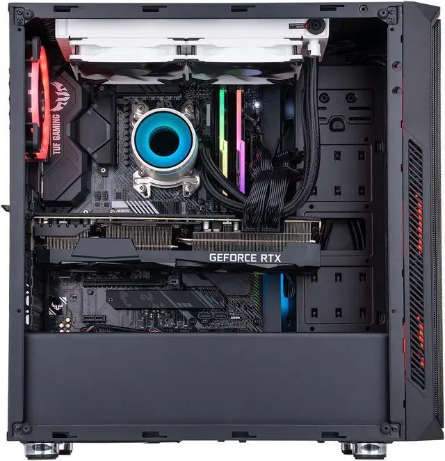 Alt view image 4 of 6 - ABS Gladiator Gaming PC - Ryzen 7 5800X - GeForce RTX 3080 - G.Skill TridentZ RGB 32GB DDR4 3200MHz - 1TB Gigabyte AORUS Gen4 7000 SSD - 240MM RGB AIO