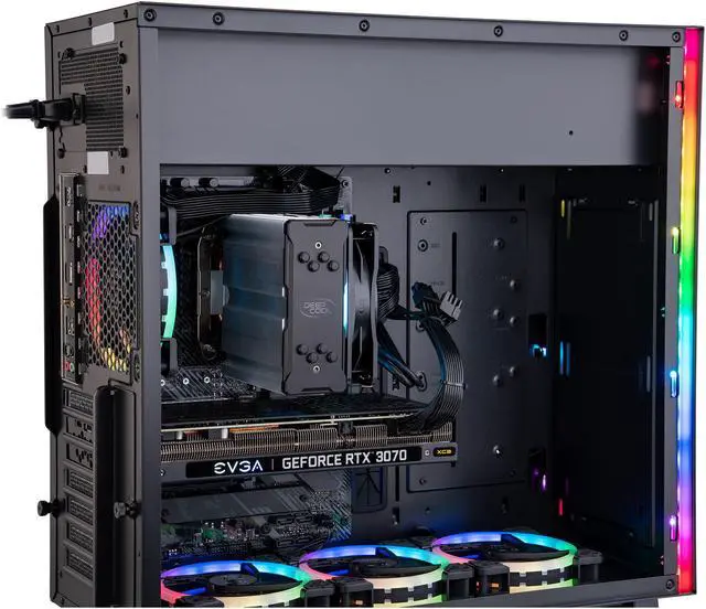 Alt view image 5 of 6 - ABS Gladiator Gaming PC - Ryzen 7 5800X - GeForce RTX 3070 - G.Skill TridentZ RGB 16GB DDR4 3200MHz - 1TB M.2 NVMe SSD - RGB CPU Cooler