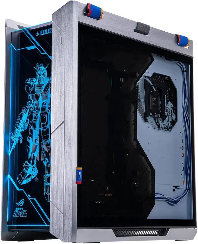 Alt view image 3 of 9 - ABS ROG Gundam Limited Edition Gaming PC - Windows 10 Pro - Intel i9 11900K - GeForce RTX 3080 - G.Skill 32GB 3200MHz - 2TB Intel M.2 - STRIX Gundam 360MM AIO