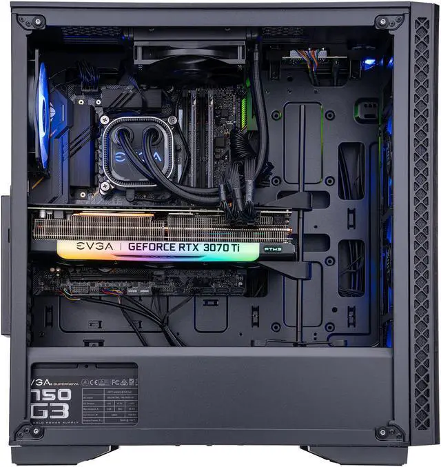 Alt view image 5 of 9 - ABS Gladiator Gaming PC - Intel i7 10700F - EVGA GeForce RTX 3070 Ti FTW3 Ultra Gaming - 16GB DDR4 3000MHz - 1TB Intel 670P M.2 NVMe SSD - EVGA CLC 120MM AIO