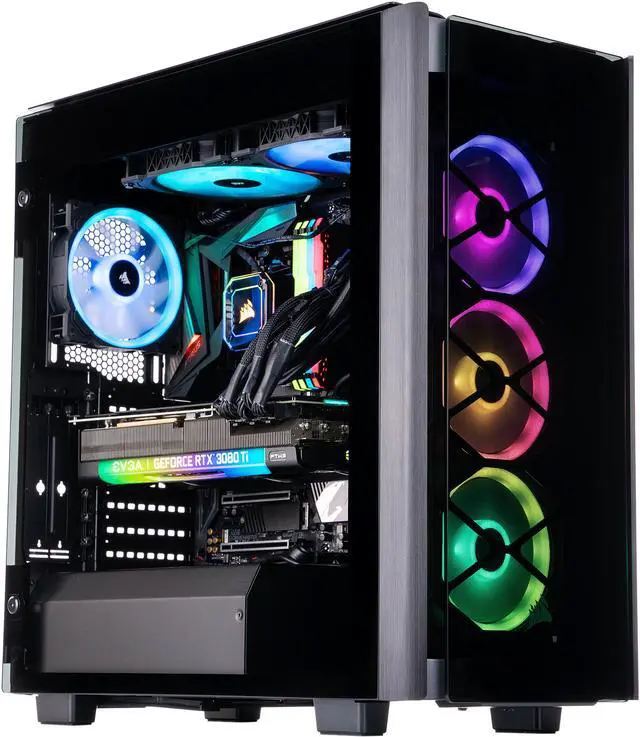 Alt view image 2 of 10 - ABS Legend Gaming PC - AMD R9 5950X - GeForce RTX 3080 Ti - Corsair Vengeance RGB 32GB DDR4 3600MHz - 2TB Intel M.2 NVMe SSD - Corsair iCUE H115i Elite 280MM AIO - Windows 10 Pro 64-bit
