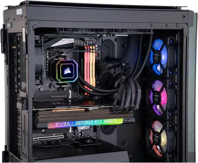 Alt view image 7 of 10 - ABS Legend Gaming PC - AMD R9 5950X - GeForce RTX 3080 Ti - Corsair Vengeance RGB 32GB DDR4 3600MHz - 2TB Intel M.2 NVMe SSD - Corsair iCUE H115i Elite 280MM AIO - Windows 10 Pro 64-bit