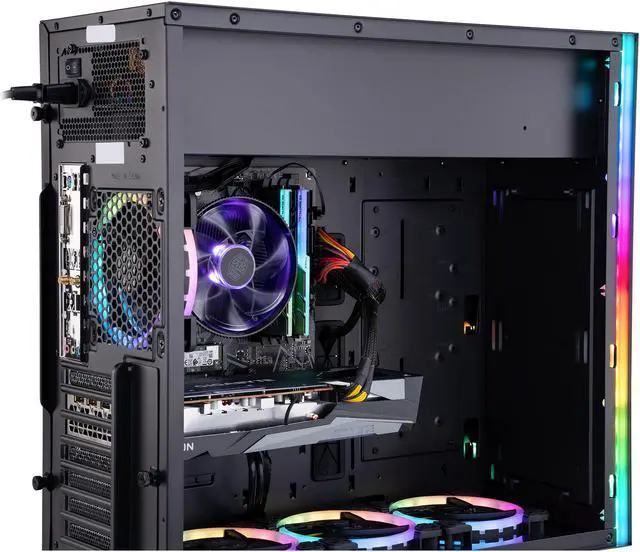 Alt view image 5 of 6 - ABS Master Gaming PC - AMD Ryzen 5 5600X - Radeon RX 6600 XT - G.Skill TridentZ RGB 16GB DDR4 3200MHz - 512GB Intel 660P M.2 NVMe SSD - RGB CPU Cooler