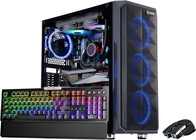 Alt view image 6 of 9 - ABS Gladiator Gaming PC - Intel i7 10700KF - GeForce RTX 3080 - G.Skill TridentZ RGB 16GB DDR4 3200MHz - 1TB Intel 670P M.2 NVMe SSD - 240MM RGB AIO Liquid Cooling