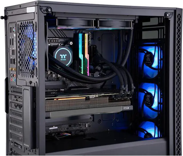 Alt view image 6 of 9 - ABS Gladiator Gaming PC - Intel i7 11700K - GeForce RTX 3080 - G.Skill TridentZ RGB 16GB DDR4 3200MHz - 1TB Intel 670P M.2 NVMe SSD - 240MM RGB AIO