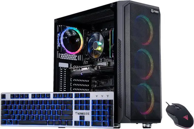 Alt view image 6 of 7 - ABS Master Gaming PC - Intel i5 11400F - GeForce RTX 3060 - 16GB DDR4 3000MHz - 512GB M.2 NVMe SSD