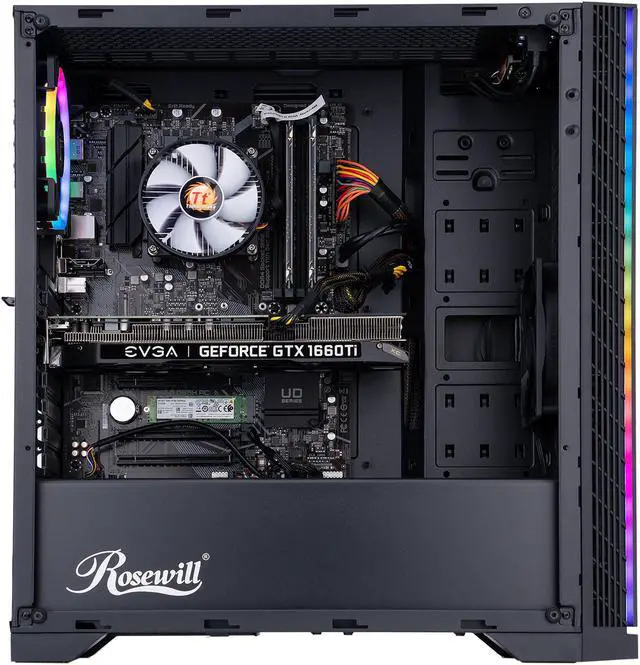 Alt view image 4 of 6 - ABS Challenger Gaming PC - Intel i5 10400F - GeForce GTX 1660 Ti - 16GB DDR4 3000MHz - 512GB Intel M.2 NVMe SSD