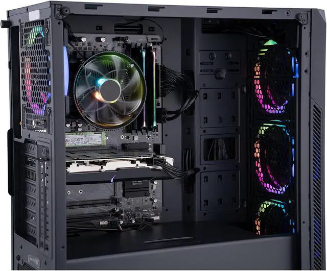 Alt view image 6 of 6 - ABS Gladiator Gaming PC - Intel i7 11700F - GeForce RTX 3070 - 16GB DDR4 3000MHz - 1TB M.2 NVMe SSD