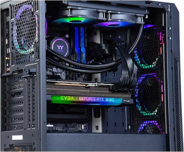 Alt view image 3 of 5 - ABS Gladiator Gaming PC - Windows 11 Pro - Intel i7 11700KF - GeForce RTX 3080 - G.Skill TridentZ RGB 16GB DDR4 3200MHz - 1TB PCIe Gen4 M.2 NVMe SSD