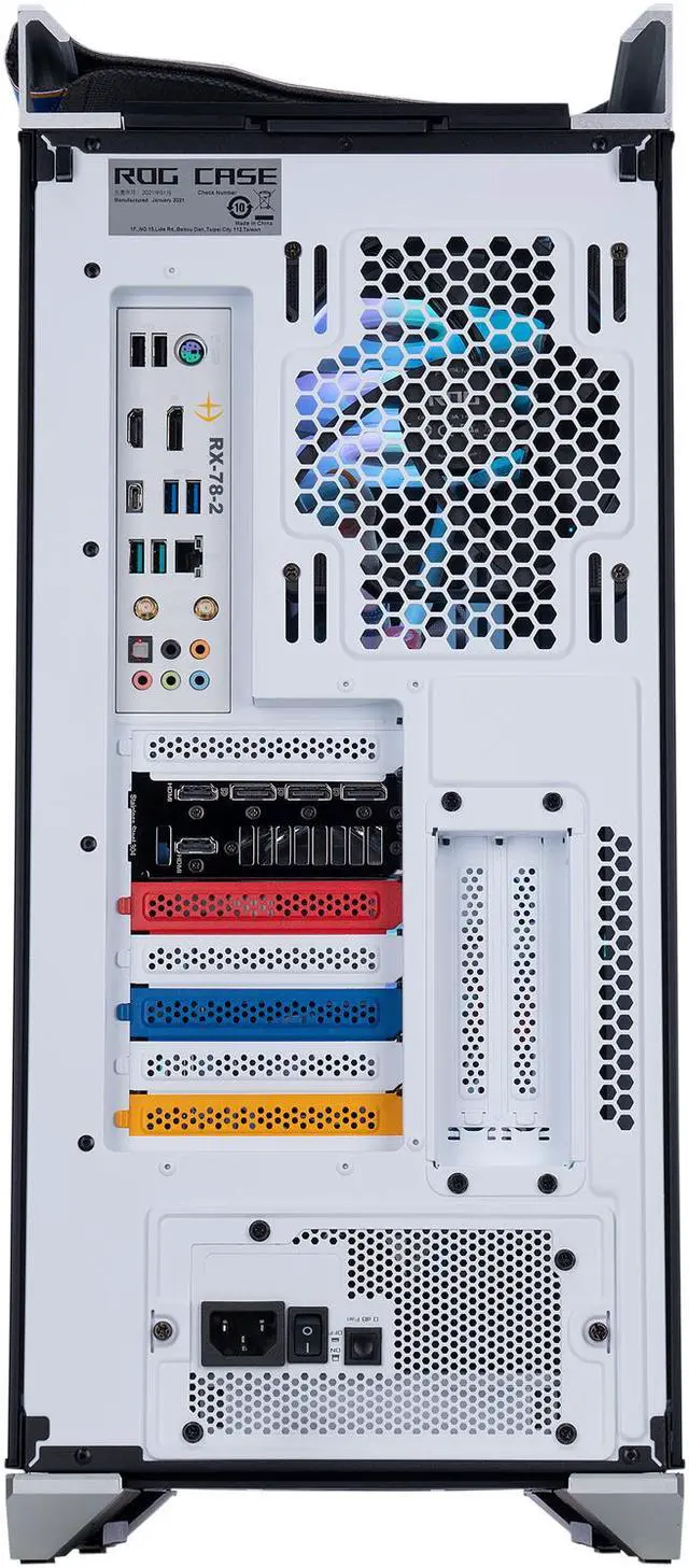 Alt view image 7 of 7 - ABS ROG Gundam Limited Edition Gaming PC - Intel i7 11700K - GeForce RTX 3080 - G.Skill 32GB 3200MHz - 1TB Intel M.2 - STRIX 360mm AIO