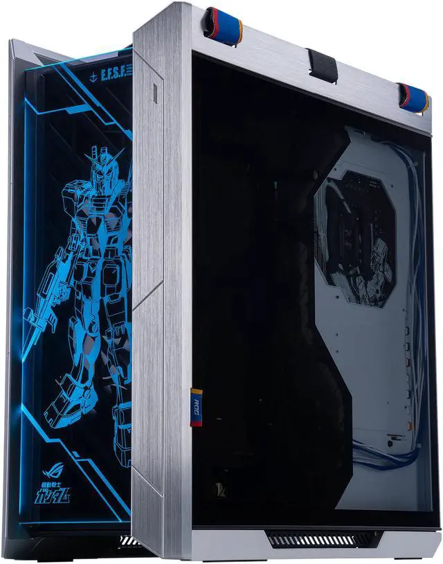 Alt view image 3 of 7 - ABS ROG Gundam Limited Edition Gaming PC - Intel i7 11700K - GeForce RTX 3080 - G.Skill 32GB 3200MHz - 1TB Intel M.2 - STRIX 360mm AIO