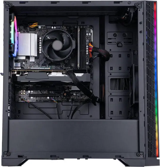 Alt view image 3 of 9 - ABS Challenger Gaming PC - AMD Ryzen 5 5600 - GeForce RTX 3050 - 8 GB DDR4 3000MHz - 512GB M.2 NVMe SSD