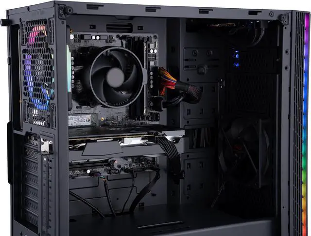 Alt view image 7 of 9 - ABS Challenger Gaming PC - AMD Ryzen 5 5600 - GeForce RTX 3050 - 8 GB DDR4 3000MHz - 512GB M.2 NVMe SSD