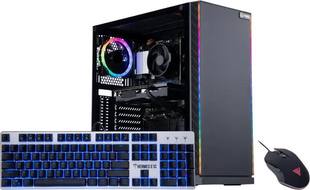 Alt view image 6 of 9 - ABS Challenger Gaming PC - AMD Ryzen 5 5600 - GeForce RTX 3050 - 8 GB DDR4 3000MHz - 512GB M.2 NVMe SSD