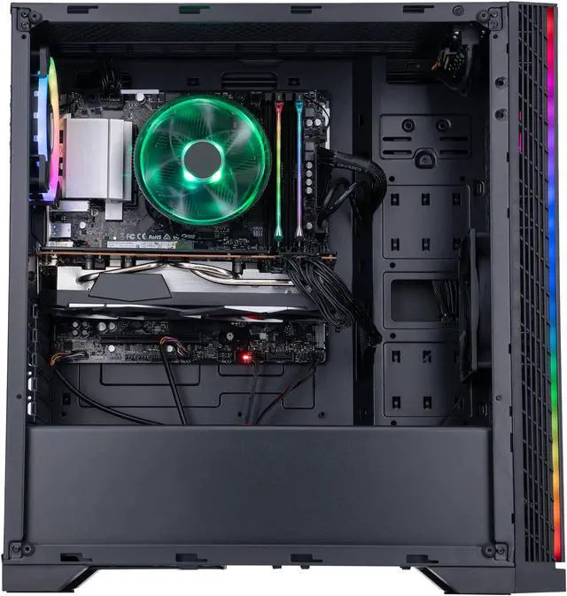 Alt view image 3 of 9 - ABS Master Gaming PC - AMD Ryzen 7 5700X - Radeon RX 6700 XT - 16GB DDR4 3200MHz - 512GB M.2 NVMe SSD
