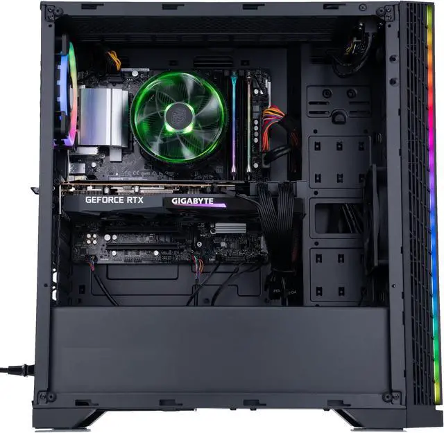 Alt view image 3 of 8 - ABS Gladiator Gaming PC - Ryzen 5 5700X - GeForce RTX 3070 - 16GB DDR4 3200MHz – 1TB NVMe SSD