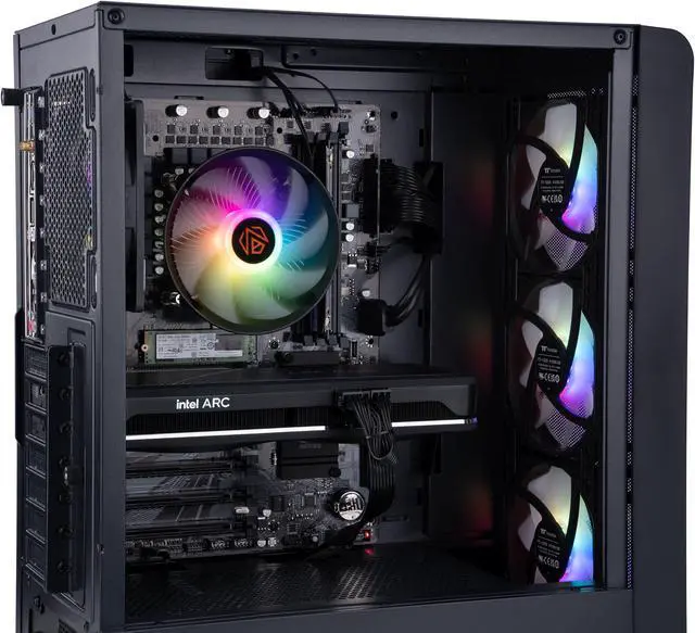 Alt view image 6 of 6 - ABS Stratos Aqua Gaming PC – Intel i5 12400F – Intel Arc A750 - 8GB DDR4 3000MHz – 512GB M.2 NVMe SSD – SA124FA750