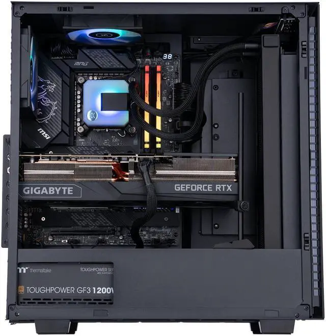 Alt view image 4 of 8 - ABS Tempest Aqua High Performance Gaming PC - GeForce RTX 4090 Intel i9 13900KF - 32GB DDR5 5600MHz  – 2TB M.2 NVMe SSD - TA139KF490