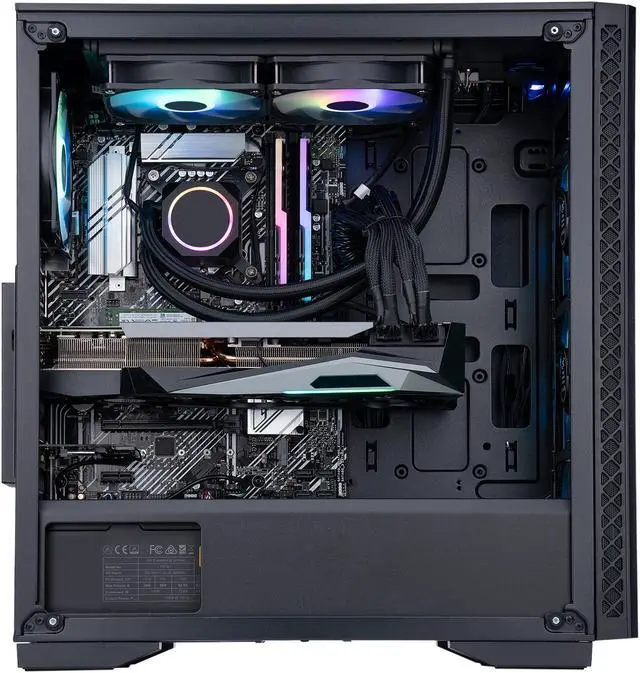 Alt view image 3 of 6 - ABS Gladiator Gaming PC - Intel i7 11700KF - GeForce RTX 3080 - G.Skill TridentZ RGB 16GB DDR4 3200MHz - 1TB Intel M.2 NVMe SSD