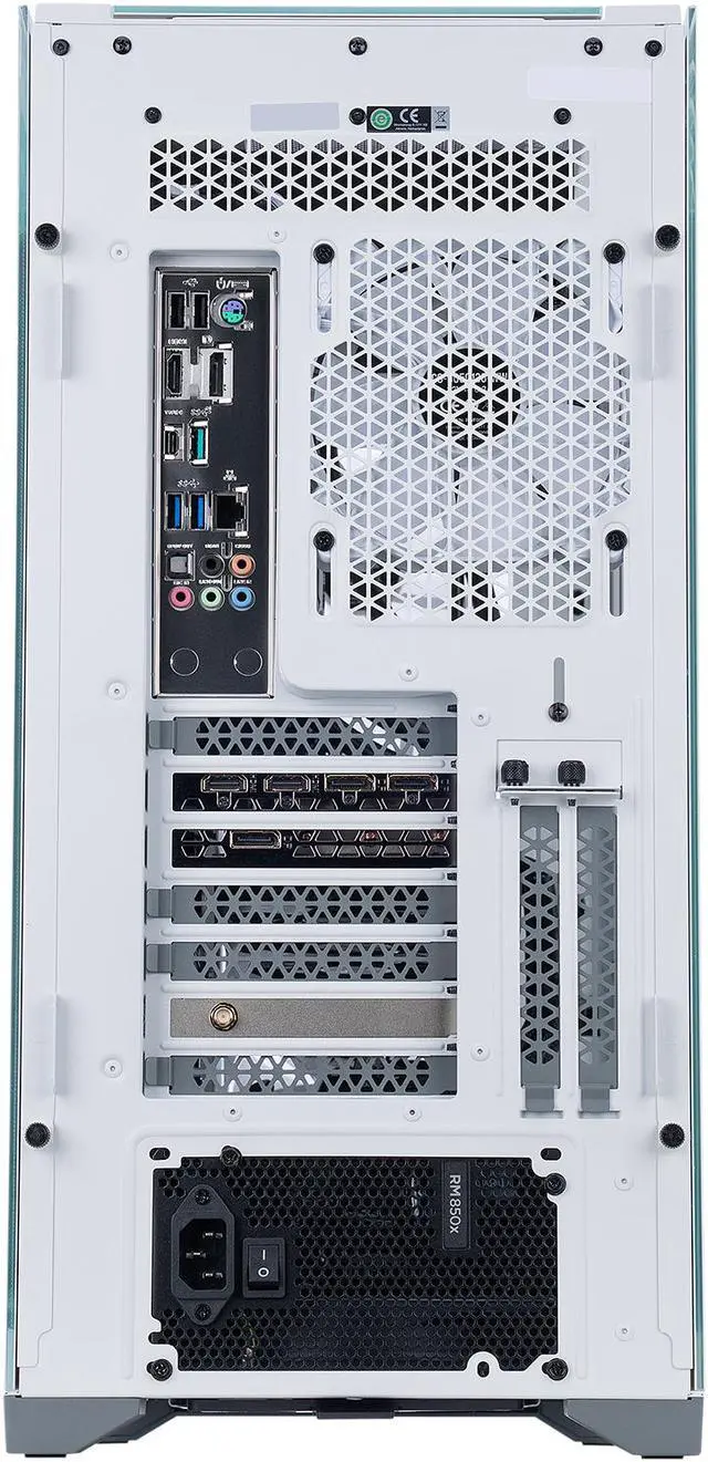 Alt view image 5 of 6 - ABS Legend Gaming PC - Intel i9 11900KF - GeForce RTX 3080 Ti - Corsair Vengeance RGB Pro 32GB (2x16GB) DDR4 3200MHz - 2TB Intel M.2 NVMe SSD - Corsair iCue 5000X White Gaming Case