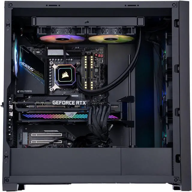 Alt view image 3 of 6 - ABS Legend Gaming PC - Intel i9 12900KF - GeForce RTX 3090 - Corsair Dominator Platinum 32GB (2x16GB) DDR5 5200MHz - 2TB M.2 NVMe SSD - Corsair iCUE 5000x Gaming Case