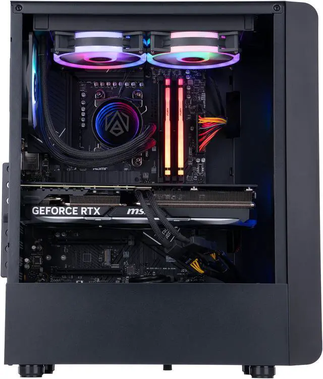 Alt view image 3 of 6 - ABS Stratos Ruby High Performance Gaming PC - AMD Ryzen 7 7700X - GeForce RTX 4070 Ti - 16GB DDR5 5600MHz - 1TB M.2 NVMe SSD - SR77X470TI