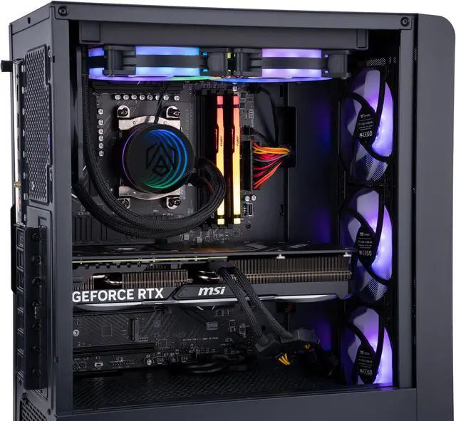 Alt view image 6 of 6 - ABS Stratos Ruby High Performance Gaming PC - AMD Ryzen 7 7700X - GeForce RTX 4070 Ti - 16GB DDR5 5600MHz - 1TB M.2 NVMe SSD - SR77X470TI
