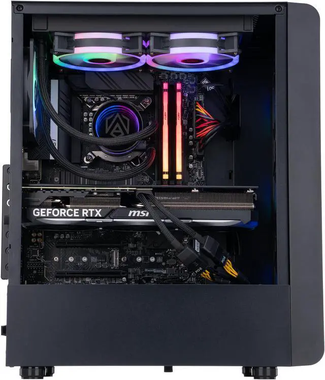 Alt view image 3 of 6 - ABS Stratos Aqua High Performance Gaming PC - Intel i7 13700KF - GeForce RTX 4070 Ti - 16GB DDR5 5600MHz - 1TB M.2 NVMe SSD - SA137KF470TI