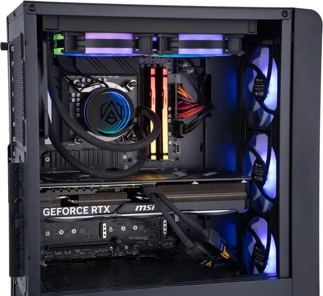 Alt view image 6 of 6 - ABS Stratos Aqua High Performance Gaming PC - Intel i7 13700KF - GeForce RTX 4070 Ti - 16GB DDR5 5600MHz - 1TB M.2 NVMe SSD - SA137KF470TI