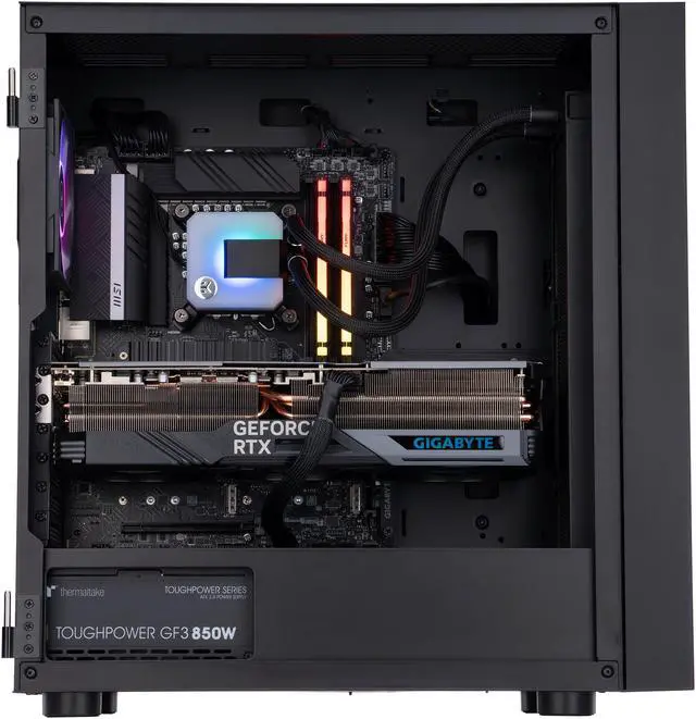 Alt view image 3 of 8 - ABS Eurus Aqua High Performance Gaming PC - Intel i9 13900KF - GeForce RTX 4080 - 32GB DDR5 5600MHz - 2TB M.2 NVMe SSD - Windows 11 Home - EA139KF480