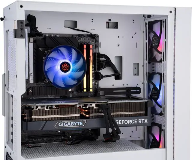Alt view image 6 of 8 - ABS Eurus Aqua High Performance Gaming PC – Intel i7 13700F - GeForce RTX 4080 - 16GB DDR5 5600MHz - 2TB M.2 NVMe SSD – SA137F480