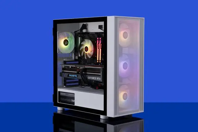 Alt view image 8 of 8 - ABS Eurus Aqua High Performance Gaming PC – Intel i7 13700F - GeForce RTX 4080 - 16GB DDR5 5600MHz - 2TB M.2 NVMe SSD – SA137F480