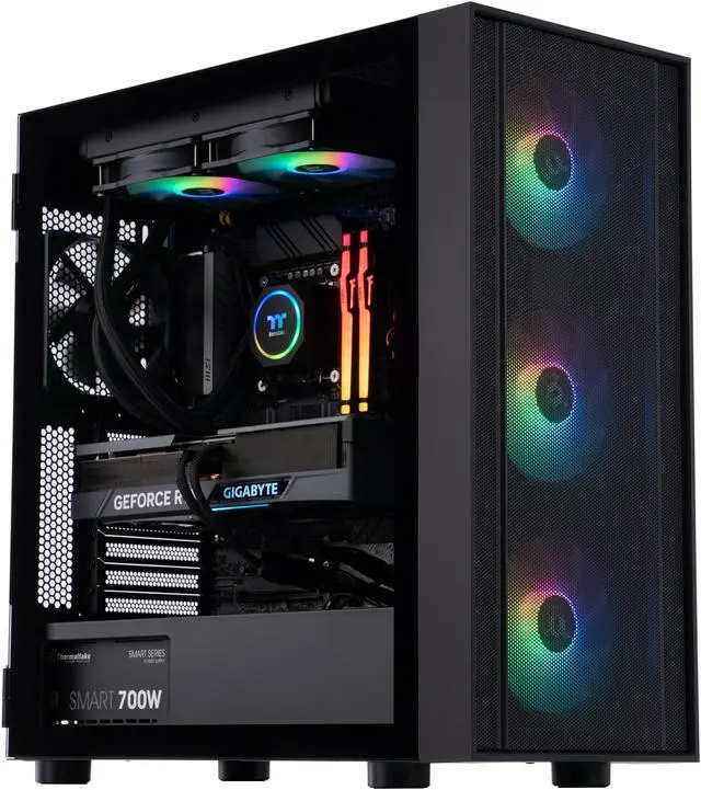 Main image of ABS Eurus Aqua High Performance Gaming PC – Intel i7 13700KF - GeForce RTX 4070 Ti - 32GB DDR5 6000MHz - 1TB M.2 NVMe SSD – EA13700KF4070TI