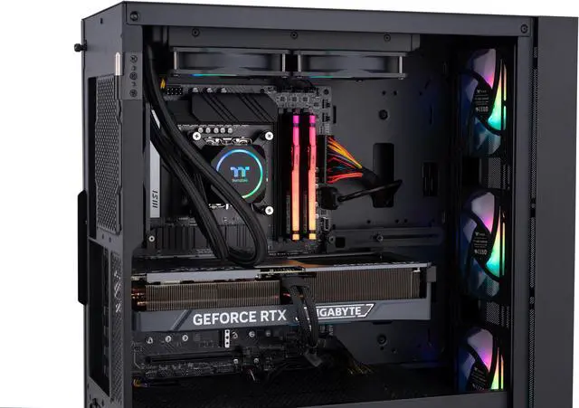 Alt view image 6 of 8 - ABS Eurus Aqua High Performance Gaming PC – Intel i7 13700KF - GeForce RTX 4070 Ti - 32GB DDR5 6000MHz - 1TB M.2 NVMe SSD – EA13700KF4070TI