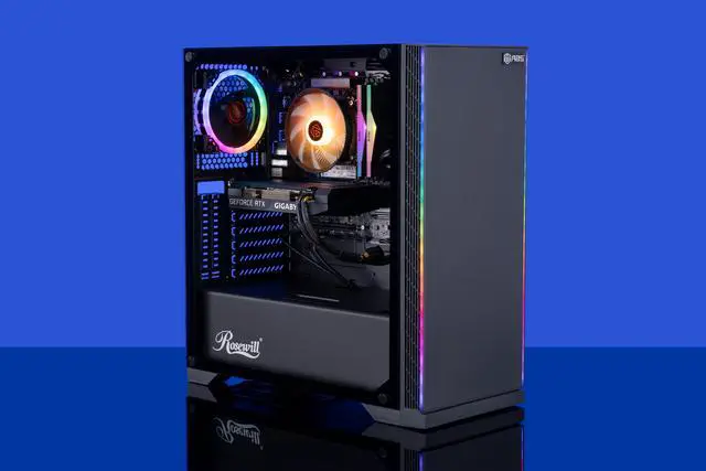 Alt view image 8 of 8 - ABS Master Gaming PC - Windows 11 Home - Intel i5 12400F - GeForce RTX 3060 - DLSS 2 - AI-Powered Performance - 16GB DDR4 3200MHz - 1TB M.2 NVMe SSD