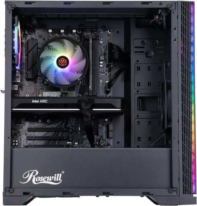 Alt view image 2 of 5 - ABS Masters Gaming PC - Intel i5 13400F - Intel Arc A750 - 16GB DDR4 3200MHz - 1TB M.2 NVMe SSD - MS13400FA750