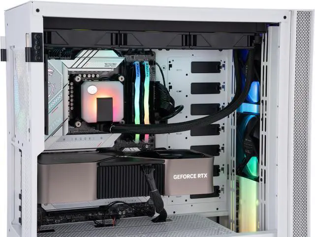 Alt view image 6 of 8 - ABS Vortex-X Aqua High Performance Gaming PC – Intel i9 13900K - GeForce RTX 4080 Founders - 32GB DDR5 5600MHz - 2TB M.2 NVMe SSD – VAX139K4080FE