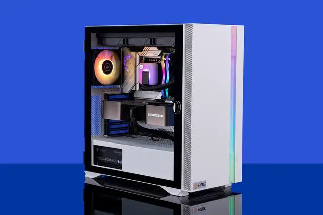 Alt view image 8 of 8 - ABS Vortex-X Aqua High Performance Gaming PC – Intel i9 13900K - GeForce RTX 4080 Founders - 32GB DDR5 5600MHz - 2TB M.2 NVMe SSD – VAX139K4080FE
