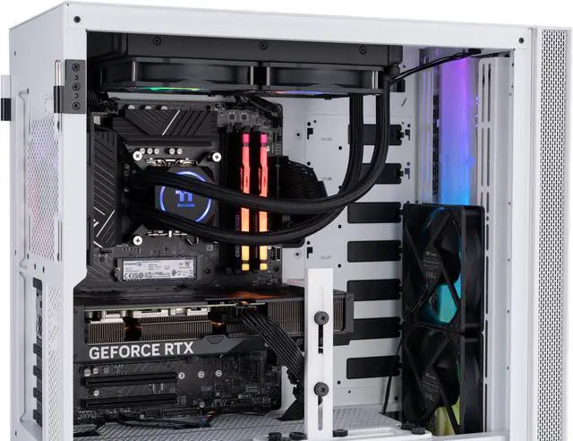 Alt view image 6 of 8 - ABS Vortex-X Aqua Gaming PC - Intel i9 13900KF - GeForce RTX 4070 - 32GB DDR5 5600MHz - 1TB M.2 NVMe SSD - VXA139KF4070