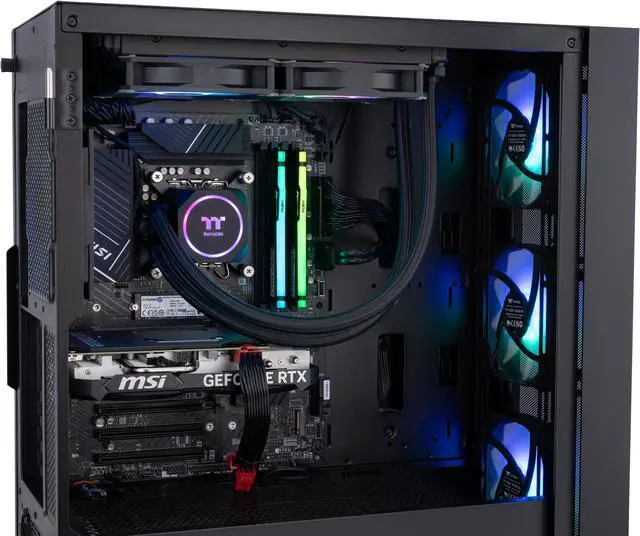 Alt view image 6 of 8 - ABS Stratos Aqua Gaming PC – Intel i7 13700KF – GeForce RTX 4060 Ti 8GB GDDR6 - 16GB DDR5 5600MHz - 1TB M.2 NVMe SSD – EA137KF4060TI