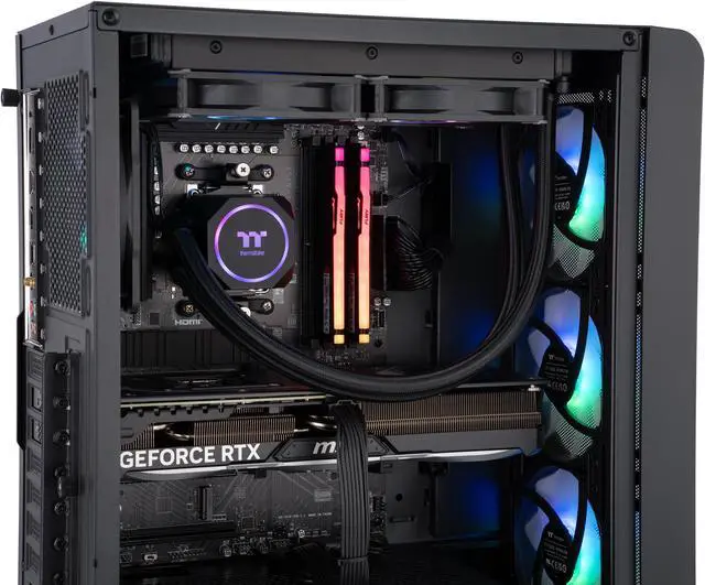 Alt view image 6 of 8 - ABS Stratos Ruby High Performance Gaming PC – Windows 11 Home - AMD Ryzen 7 7700X - GeForce RTX 4070 Ti – DLSS 3 - AI-Powered Performance - 16GB DDR5 5600MHz - 1TB M.2 NVMe SSD – SR77X470TI-2